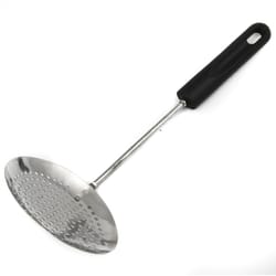 Chef Craft Black/Silver Stainless Steel Skimmer