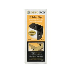 Nuvo Iron 2 in. H X 1.5 in. W Galvanized Steel Inside/Outside Corner Brace