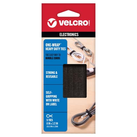 Velcro Brand One-Wrap Strap 8 in. L 5 pk Velcro Brand One-Wrap Strap 8 in. L 5 pk