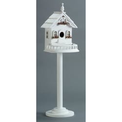 Songbird Valley Free Standing Cottage 29.25 in. H X 8.4 in. W X 9.4 in. L Wood Bird House