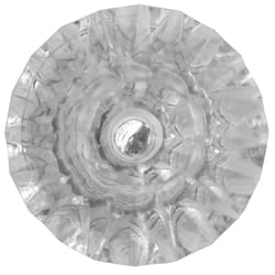 Laurey Kristal Crystal Specialty Cabinet Knob 1 in. D 1.1 in. Satin Pewter 1 pk