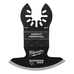 Milwaukee 3.88 in. L X 0.5 in. W Diamond Grit Open-Lok Contoured Boot Grout Removal Blade 1 pk