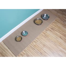 Ritz 60 in. W X 20 in. L Beige Floor Mat