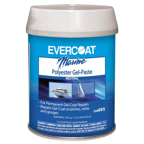 Evercoat Marine Fiberglass Repair Kit for Fiberglass, Metal & Wood - 10 Fl  Oz