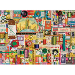 Cobble Hill Sewing Notions Jigsaw Puzzle 1000 pc