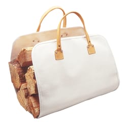 CLC White Canvas Log Carrier