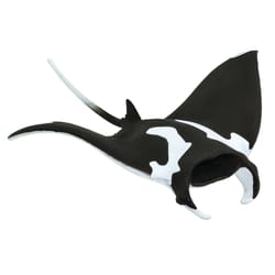Safari Ltd. Wild Safari Manta Ray Toy Black/White