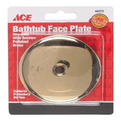 Ace Polished Brass Bathtub Face Plate