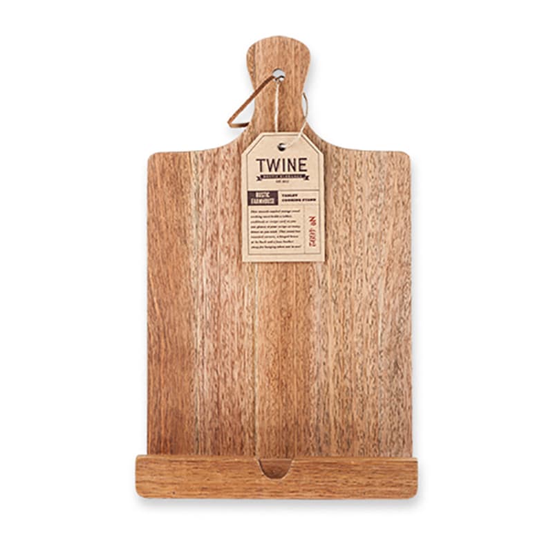 TWINE Rustic Farmhouse Wood Book/Tablet Stand - Sansujyuku