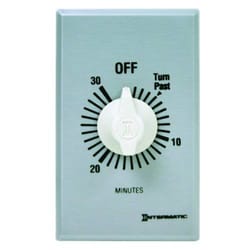 Intermatic Indoor and Outdoor Spring Wound Timer 277 V Silver