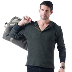 Mad Man Slate Duffle Bag 21.75 in. H X 10.75 in. W