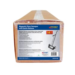 Magnet Source 42 in. L X 19.75 in. W Black Magnetic Sweeper 233 lb. pull 1 pc
