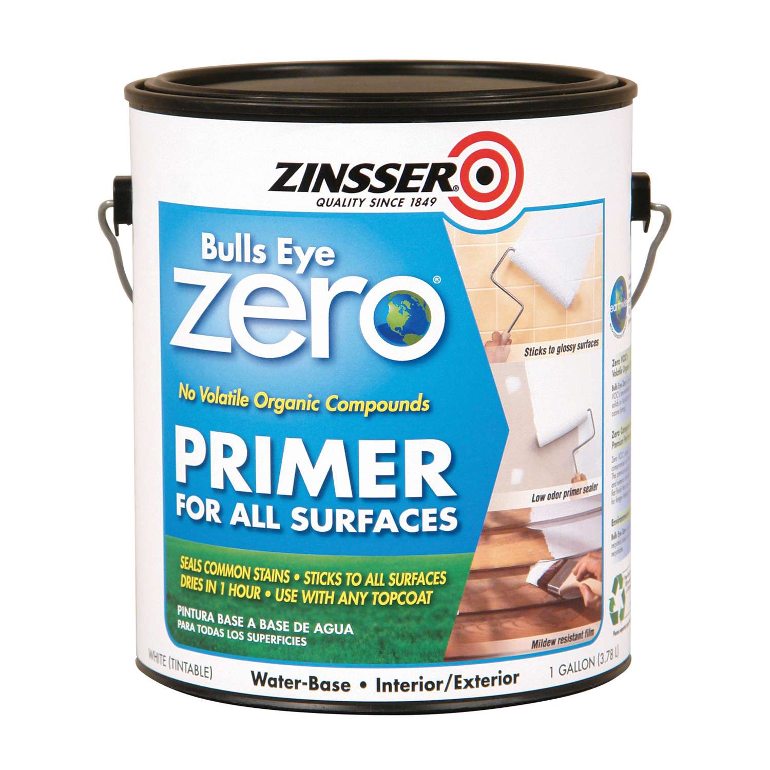 Zinsser Bulls Eye Zero White Smooth WaterBased Acrylic Primer and