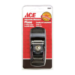 Ace 3 in. L X 1 in. W Mini Plane Cast Iron Black