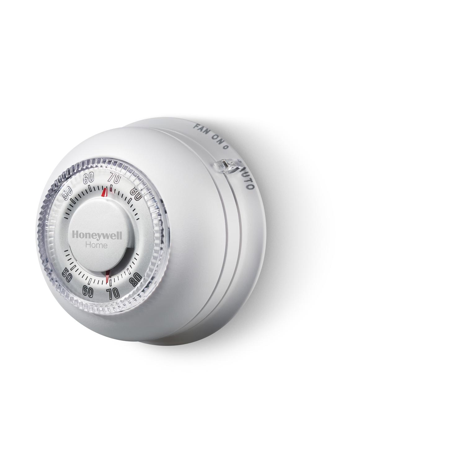 honeywell home heating and cooling dial thermostat