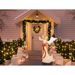 Celebrations Incandescent Lighted Angel 5 ft. Yard Decor