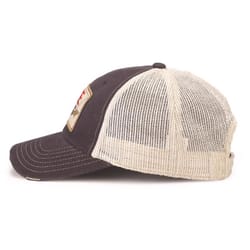 Ace Vintage Threads Headwear Logo Baseball Cap Stone/Navy One Size Fits Most