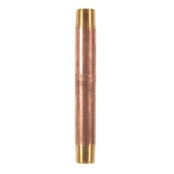 JMF Company 1/2 in. MPT 1/2 in. D MPT Brass Nipple 6 in. L