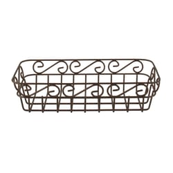 Spectrum Scroll 6.5 in. L X 13 in. W X 3.5 in. H Bronze Bread Basket
