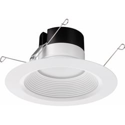 Juno Matte White 4 in. W Aluminum LED Recessed Downlight 10.5 W