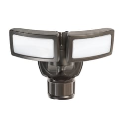 Feit Electric Motion-Sensing Hardwired LED Bronze Security Floodlight