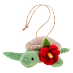 Karma Multicolored Island Sea Turtle Ornament 1.25 in.