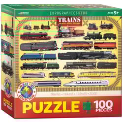 Eurographics Trains Jigsaw Puzzles Multicolored 100 pc