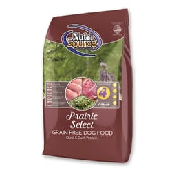 NutriSource Prairie Select Cubes Dog Food Grain Free 5 lb