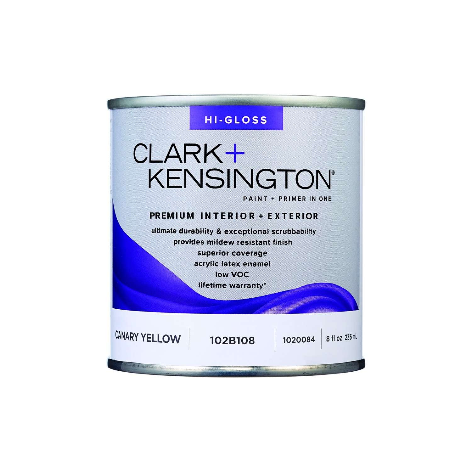 Clark+Kensington High-Gloss Canary Yellow Premium Paint Exterior and ...