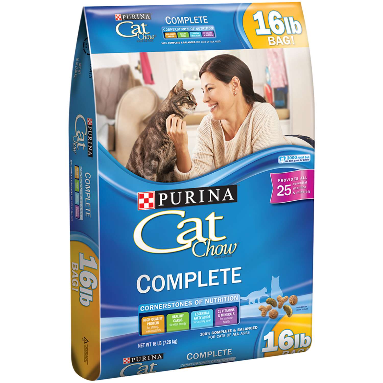 Purina Cat Chow Complete Chicken Dry Cat Food 16 lb. - Ace Hardware