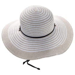 Sloggers Braided Wide Brim Hat Grey M