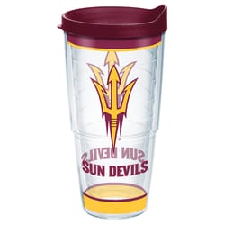 Tervis Collegiate 24 oz Arizona State Sun Devils Multicolored BPA Free Tumbler with Lid