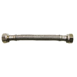 Ace 1/2 in. FIP X 1/2 in. D FIP 24 in. Stainless Steel Faucet Supply Line