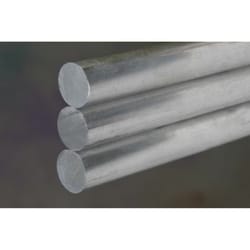 K&S 12 in. L X 0.4 in. D Aluminum Rod 1 pk