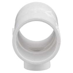 Charlotte Pipe Schedule 40 1-1/2 in. Slip X 1-1/2 in. D Slip PVC Reducing Tee 1 pk