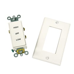 Master Flow Rocker Fan Control Switch White 1 pk