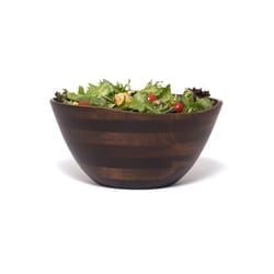 Lipper International Natural Beechwood Contemporary Wavy Rim Bowl 1 pc