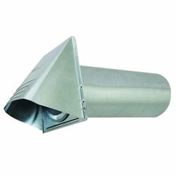 Deflect-O 14.5 in. L X 4 in. D Silver Stainless Steel Dryer Vent Kit