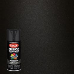 Krylon Fusion All-In-One Metallic Black Stainless Steel Paint+Primer Spray Paint 12 oz