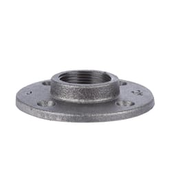 STZ Industries 1-1/4 in. FIP each Black Malleable Iron Floor Flange