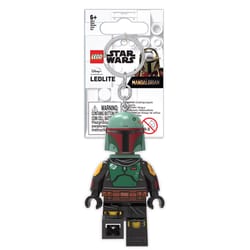 LEGO Star Wars Plastic Multicolored Boba Fett Keychain w/LED Light