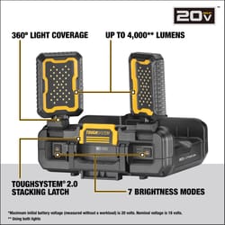 DeWalt ToughSystem 2.0 4000 lm LED Battery Handheld Work Light