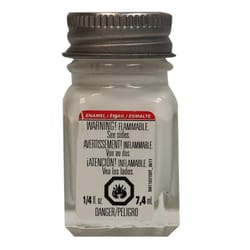 Testors Flat White Enamel Paint 0.25 oz