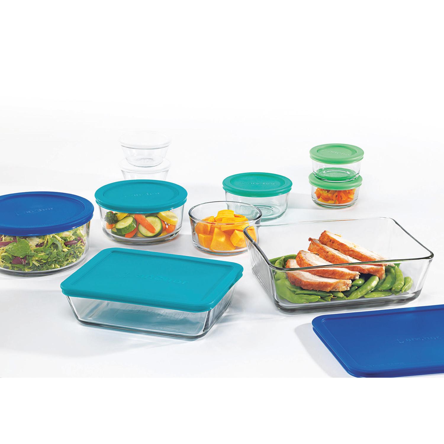 Anchor Hocking Clear Food Storage Container Set 10 pk Sansujyuku sansujyuku.com