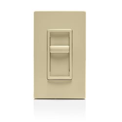 Leviton Decora SureSlide Ivory 600 W Slide Dimmer Switch 1 pk