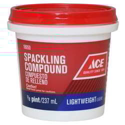 Ace  Ready to Use White  Spackling Compound  0.5 pt. 