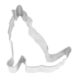 R&M International Corp International Corp 3 in. W X 4 in. L Coyote Cookie Cutter Silver 1 pc