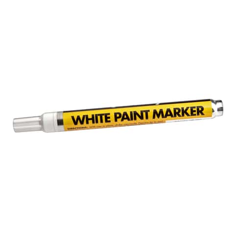 1pc White Permanent Marker Pen For Advertisement, Tire, Diy