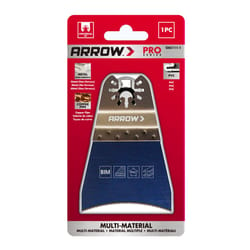 Arrow Pro 2-9/16 in. Bi-Metal Semi-Circle Oscillating Blade Multi-Material 1 pc