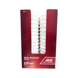 Ace White 0.5 qt Plastic Bucket